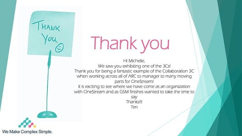 BFS OneARC Thank You